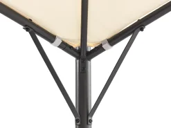 Gazebo VOMERO Metallo 305 cm 305 cm Beige