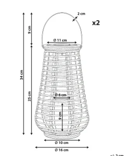 GWAYI 34 cm Naturale