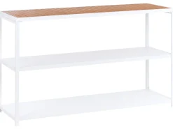 Isola per cucina esterna AVETRANA Metallo Marrone/Bianco