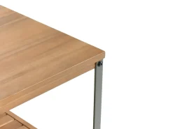 Isola per cucina esterna con lavello IVREA Legno di acacia certificato Marrone/Nero
