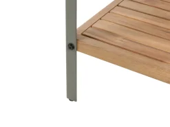 Isola per cucina esterna IVREA Legno di acacia certificato Marrone