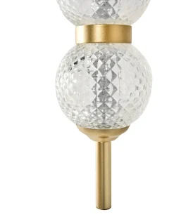Lampada da parete a LED ARAS Vetro Oro