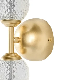 Lampada da parete a LED ARAS Vetro Oro