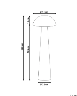Lampada da pavimento ALERO Rattan Naturale