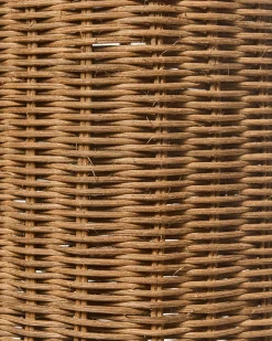 Lampada da pavimento ALERO Rattan Naturale