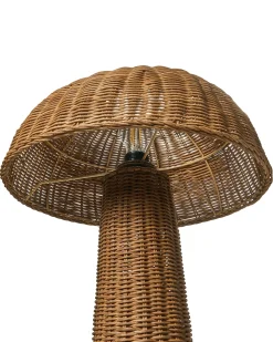 Lampada da pavimento ALERO Rattan Naturale