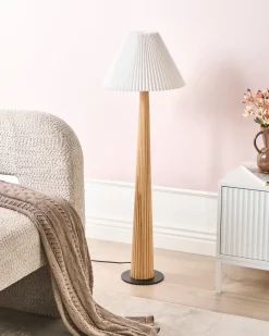 Lampada da pavimento ALIGIDE Legno Naturale