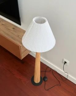 Lampada da pavimento ALIGIDE Legno Naturale