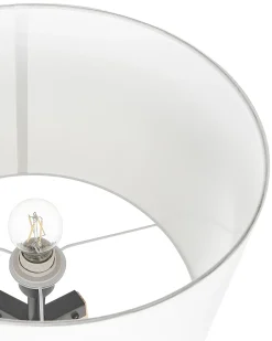 Lampada da pavimento BLUFF Legno di pino Bianco