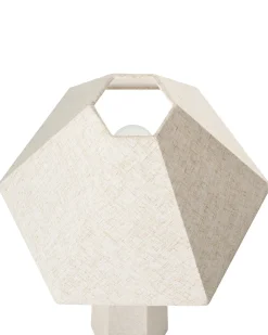 Lampada da pavimento DEMBI Lino sintetico Beige chiaro