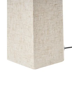 Lampada da pavimento DEMBI Lino sintetico Beige chiaro
