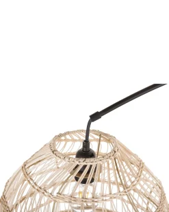 Lampada da pavimento GUAVIARE Rattan Beige