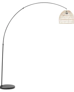 Lampada da pavimento GUAVIARE Rattan Beige
