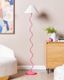 Lampada da pavimento JIKAWO Metallo Rosa