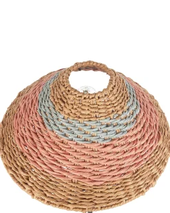 Lampada da pavimento KYOGA Corda di carta Beige