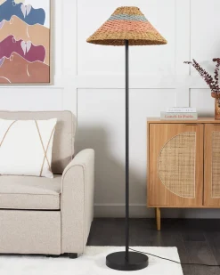 Lampada da pavimento KYOGA Corda di carta Beige