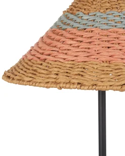 Lampada da pavimento KYOGA Corda di carta Beige
