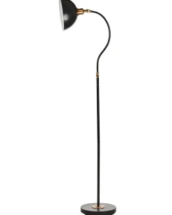 Lampada da pavimento LENNON Regolabile Metallo Nero