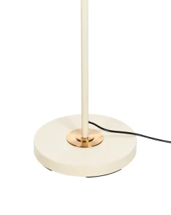 Lampada da pavimento LENNON Regolabile Metallo Beige chiaro