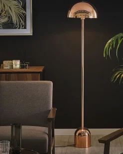 Lampada da pavimento MACASIA Metallo Rame