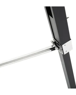Lampada da pavimento MADEIRA Legno di pino Nero