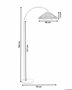 Lampada da pavimento MIGORI Carta Nero