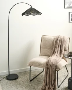 Lampada da pavimento MIGORI Carta Nero