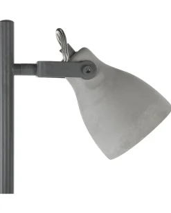 Lampada da pavimento MISTAGO Regolabile Cemento Grigio