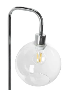Lampada da pavimento OKAVANGO Metallo Argento