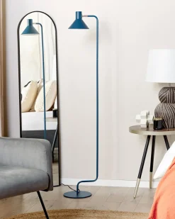 Lampada da pavimento RIMAVA Regolabile Metallo Blu