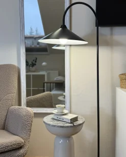 Lampada da pavimento SAVEGRE Metallo Nero