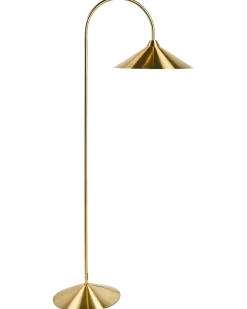 Lampada da pavimento SAVEGRE Metallo Oro