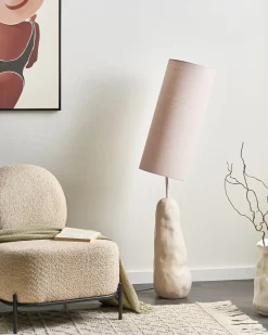 Lampada da pavimento SELB Ceramica Beige chiaro