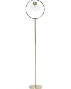 Lampada da pavimento SEVERN Metallo Oro