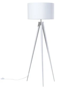 Lampada da pavimento STILETTO Metallo Bianco