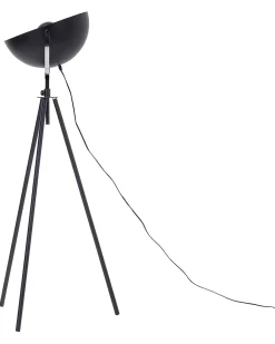 Lampada da pavimento THAMES Metallo Nero