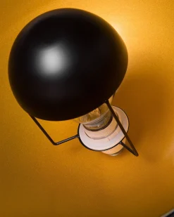 Lampada da pavimento THAMES Metallo Nero