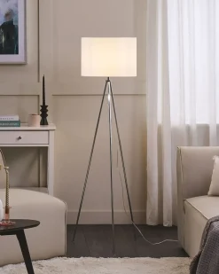 Lampada da pavimento VISTULA Metallo Argento