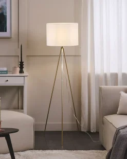 Lampada da pavimento VISTULA Metallo Oro