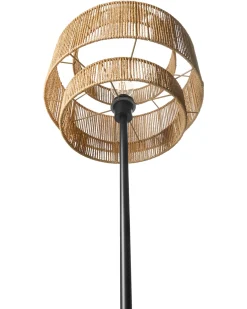 Lampada da pavimento WOKIRO Corda di carta Naturale
