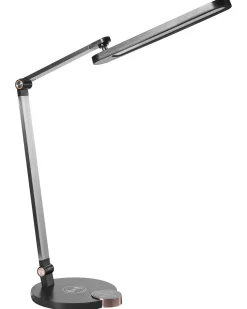 Lampada da scrivania a LED CAROY con Caricatore wireless Nero