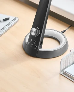 Lampada da scrivania a LED CANOPUS con porta USB Nero