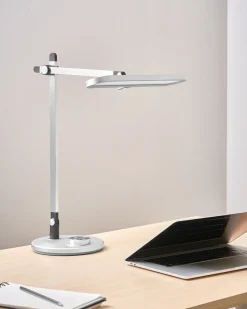Lampada da scrivania a LED HYDRUS con dimmer Argento