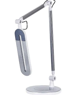 Lampada da scrivania a LED GRUS con dimmer Metallo Argento