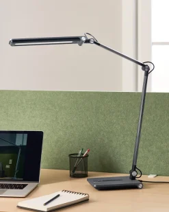 Lampada da scrivania a LED AQUILA con dimmer Grigio