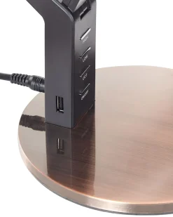 Lampada da scrivania a LED CHAMAELEON con dimmer Metallo Rame