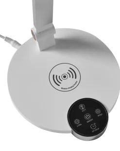 Lampada da scrivania a LED CAROY con Caricatore wireless Bianco