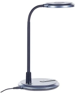 Lampada da scrivania a LED COLUMBA Regolabile Metallo Nero