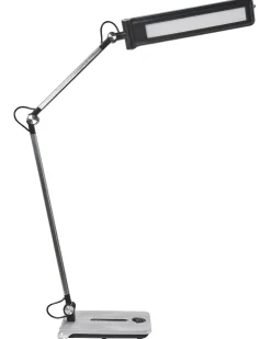 Lampada da scrivania a LED AQUILA con dimmer Argento