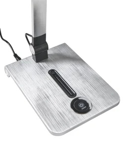 Lampada da scrivania a LED AQUILA con dimmer Argento
